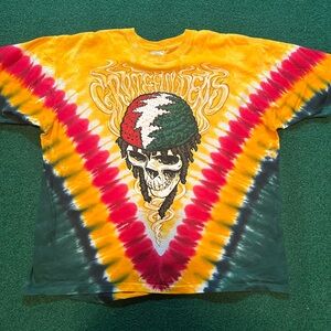 Grateful Dead 2003 Rasta Liquid Blue Tshirt size XL